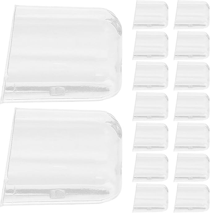 20Pcs Toothbrush Covers Protective Caps Compatible with Manual and Electric Toothbrushes Dustproof Travel Tooth Brush Case for Home and On-The-Go