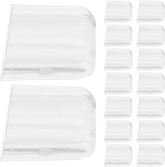 20Pcs Toothbrush Covers Protective Caps Compatible with Manual and Electric Toothbrushes Dustproof Travel Tooth Brush Case for Home and On-The-Go