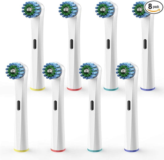 Best Replacement Toothbrush Heads for Oral-B,Compatible with Oral-B Braun Electric Toothbrush, 8 Count