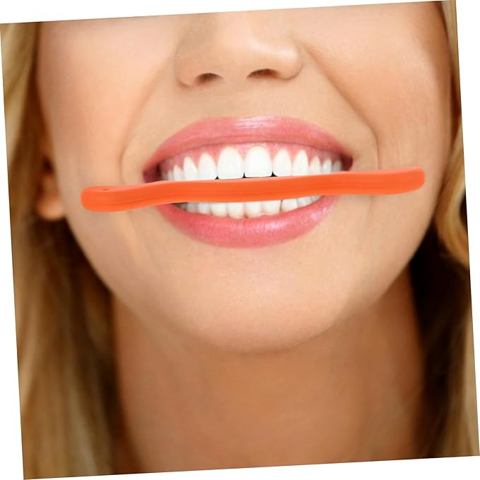 NOLITOY 3pcs Smile Practice Tool Silicone Speech Stutter for Facial Muscle Strengthening Easy Use Lip Trainer for Pronunciation and Face Portable Design