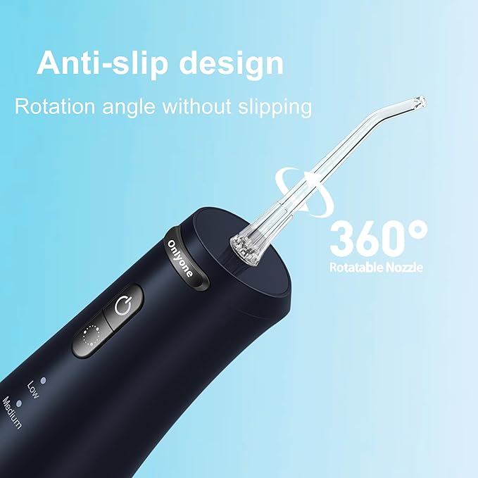 Water Flosser Replacement Heads Compatible with Onlyone FC5090, 7 Pack Classic Jet Tips for Oral Irrigator(7 Classic Jet Tips + Storage Case Bundle)