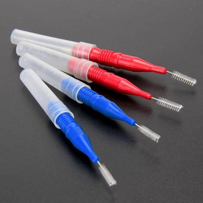 River Lake Interdental Slim Brush, Toothpick Tooth Flossing Head Oral Dental Hygiene Brush - 100 Count …
