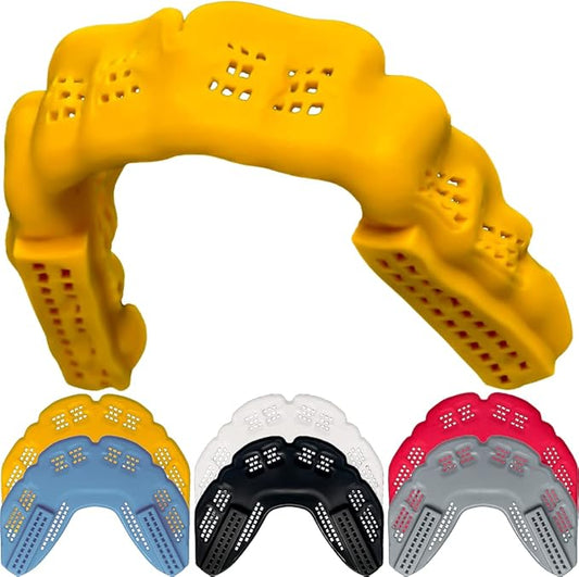 Bulletproof: World’s Thinnest Most Breathable Mouthguard is 3X Stronger! Wrestling Football Basketball MMA Hockey Rugby BJJ Lacrosse Boxing Men Sports Mouth Guard Grinding Teeth Adult Youth Braces