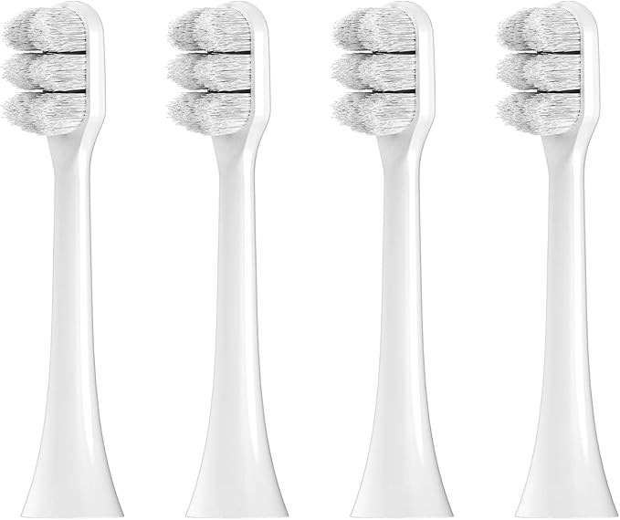 Ultra Soft Replacement Toothbrush Brush Heads ，Compatibility for Philips Sonicare Electric(4 Pcs)