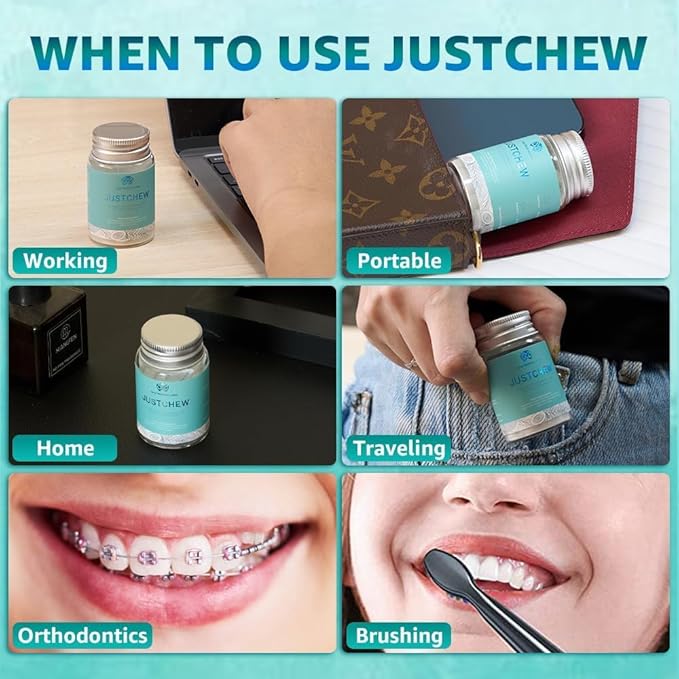 Toothpaste Tablets - Nano Hydroxyapatite,Fluoride & Plastic Free, Eco & Travel Friendly，Natural Whitening Toothpaste - Remineralize with NHA （2 Bottle / 2 Month-Coconut Mint）