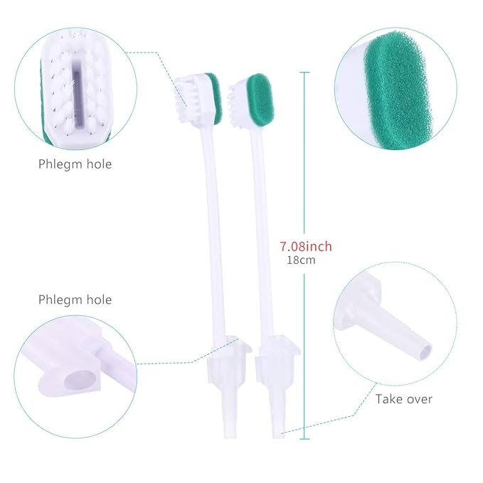 Oral Care Single Use Suction Swab Toothbrush（20pcs）