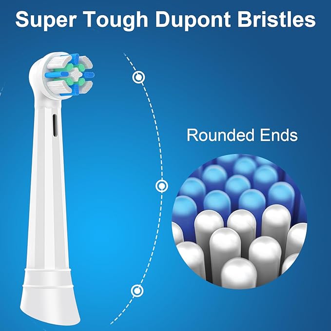 iO Replacement Heads Compatible with Oral B iO, for Oral B iO 2/3/4/5/6/7/8/9/10 Series Electric Toothbrushes, Medium Softness for Protect Teeth and Gums, 10 White