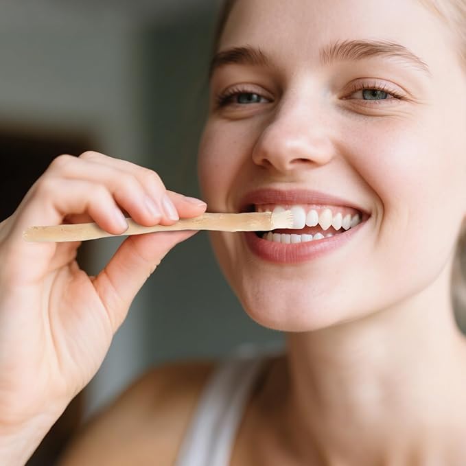 Teeth Cleaning Stick - Natural Toothbrush, Plant-Based Cleaner, Freshening Mouth Care Tool, Eco-Friendly Whitening Solution | for Morning Routine, Work, and Travel