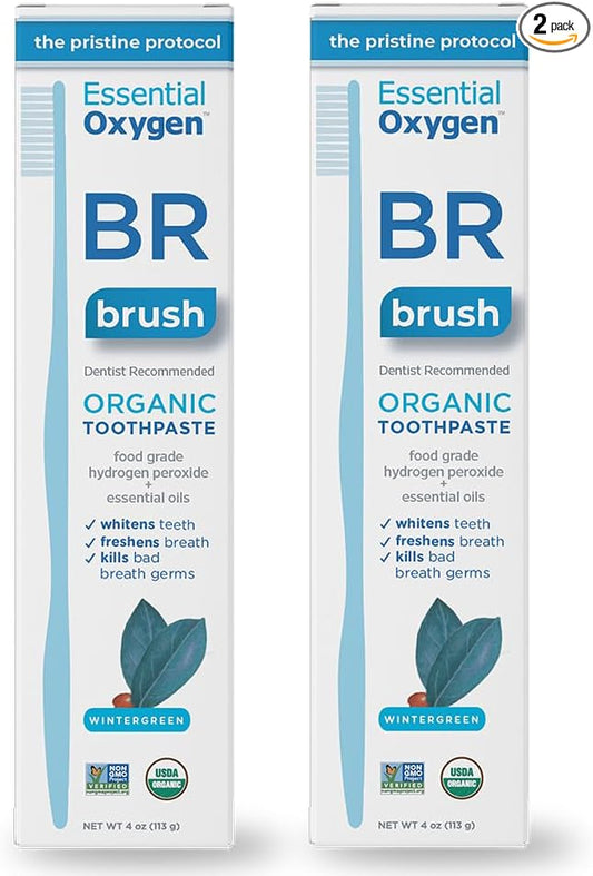 BR Organic Low Abrasion Toothpaste Wintergreen