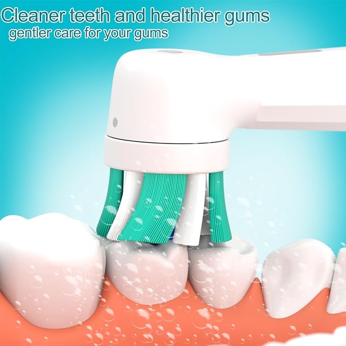 Replacement Heads Compatible with Oral B iO Electric Toothbrush, Toothbrush Heads Fit for Oral-B iO 2/3/4/5/6/7/8/9/10 Series with Covers, White 8pcs