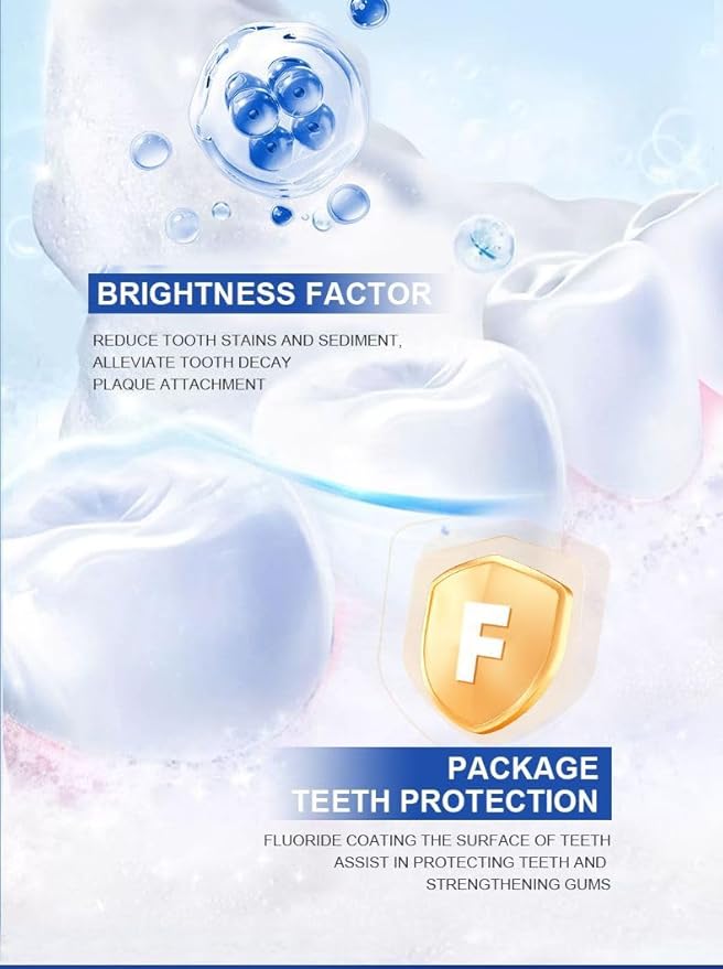 2 Pcs 7.5% Hydroxyapatite Toothpaste for Advanced Enamel Protection and Tooth Strengthening, Gentle and Effective Formula Fresh Breath Suitable for Sensitive Teeth.