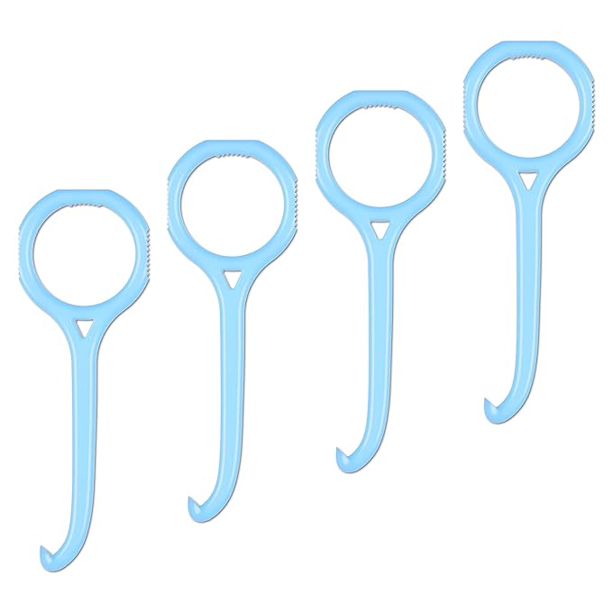 Aligner-B-Out v2 | Badass Blue 4 Pack | Invisalign Remover Tool & Aligner Remover Tool For All Aligners & Removable Retainers | Orthodontist Recommended Invisalign Accessories
