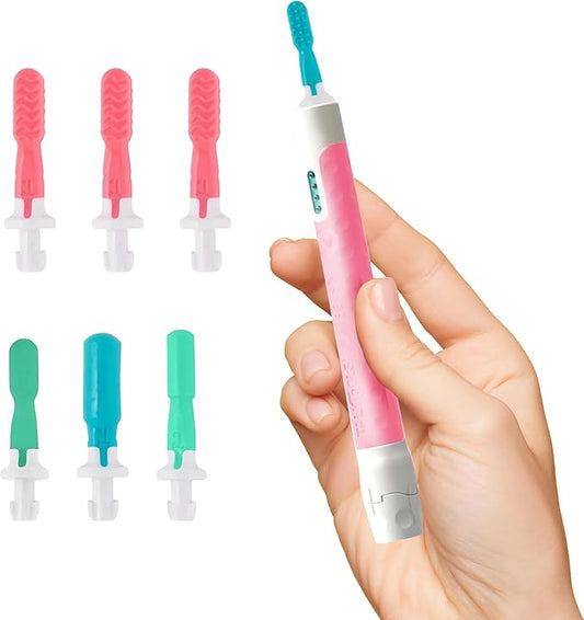 TalkTools Sensi Kit & 7 Jaw Tips - Sensory Therapy Tool for Speech and Feeding, Autism Sensory Products, ADHD Tools, Speech Therapy Gifts for Autism Children (Pink)