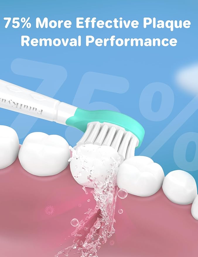 Kids Replacement Heads for Philips Sonicare: 3+ Years Old Children Soft Electric Toothbrush Compact Child Brush Head for Boys Girls, Pink & Blue 8 Pack