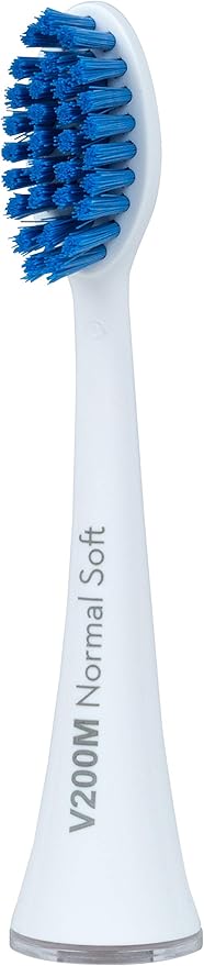 PRO-SYS® VarioSonic® V200M Normal Soft Replacement Heads, Pack of 3. Also fits Burst Brush!