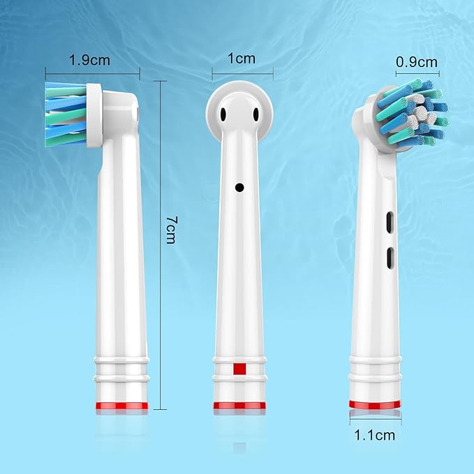 Replacement Toothbrush Heads 8 Pack, Electric Toothbrush Heads Compatible with Oral B Electric Toothbrush, Whitening Toothbrush Head
