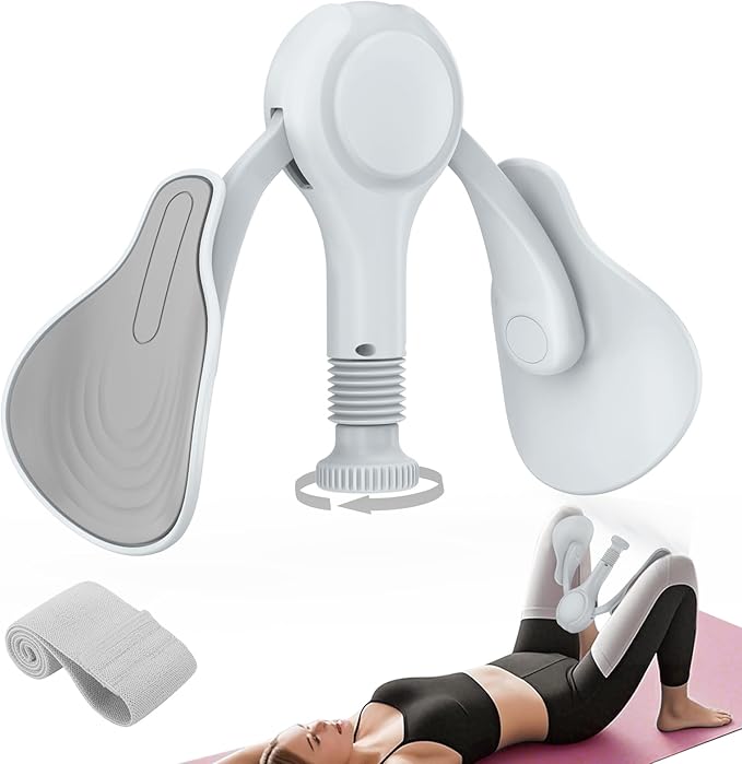 Upgraded Thigh Exerciser Kegel Exerciser, Adjustable Resistance Pelvic Floor Muscle Exercise Devices, Inner Thigh Workout Pelvic Trainer for Women, Home Workout Equipment for Hip, Leg, Arm