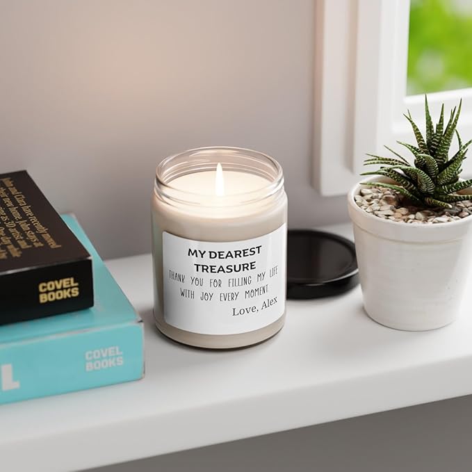 Anniversary Candle for Boyfriend, Funny Birthday Gift for Her Girlfriend Boyfriend, Couples Gifts Ideas for Husband Wife, Soy Scented Candle for Couple, Candles Birthday Gifts