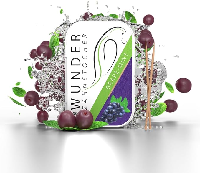 Wonder Toothpick - Flavored Toothpicks - Infused with Natural Flavors for Long-Lasting Freshness - Portable & Convenient - 100 picks
