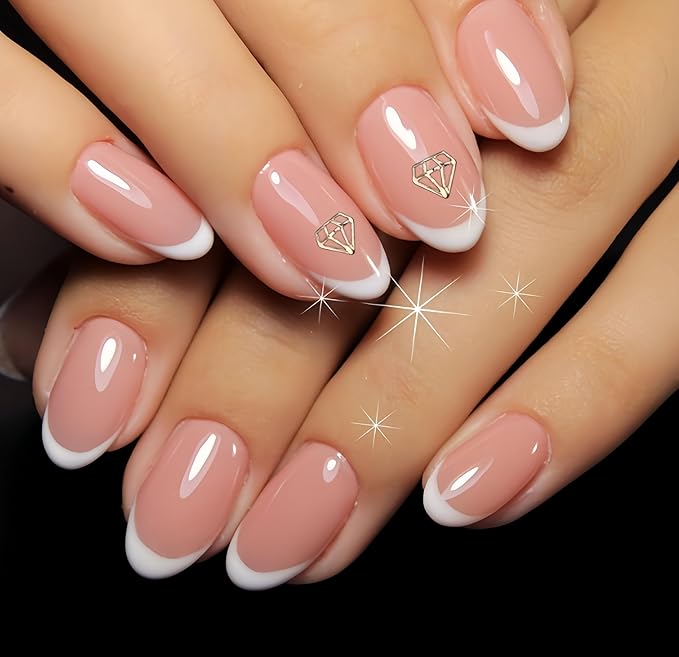 Tooth Gems Silver Alloy Ultra-Thin 3-Pack Reusable Trendy Spider Butterfly Rabbit Multi-Use Women Party Nail Art (Silver,Rose)