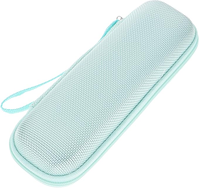Portable Electric Toothbrush Travel Case Hard Protective Storage Box with Cable Organizer Pouch Lightweight Green for Outdoor and Daily Oral Care
