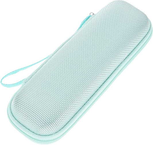 Portable Electric Toothbrush Travel Case Hard Protective Storage Box with Cable Organizer Pouch Lightweight Green for Outdoor and Daily Oral Care