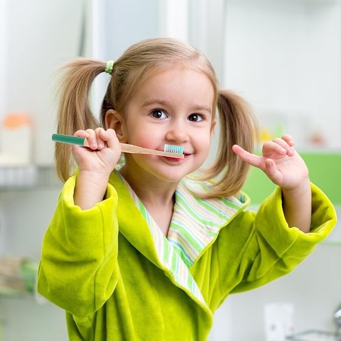 Disposable Toothbrush Kit with Biodegradable Tube Soft Bristles for Gentle Cleaning Moderate Hardness for Gum Care Random Colors Convenient Travel Dental Care Random Color