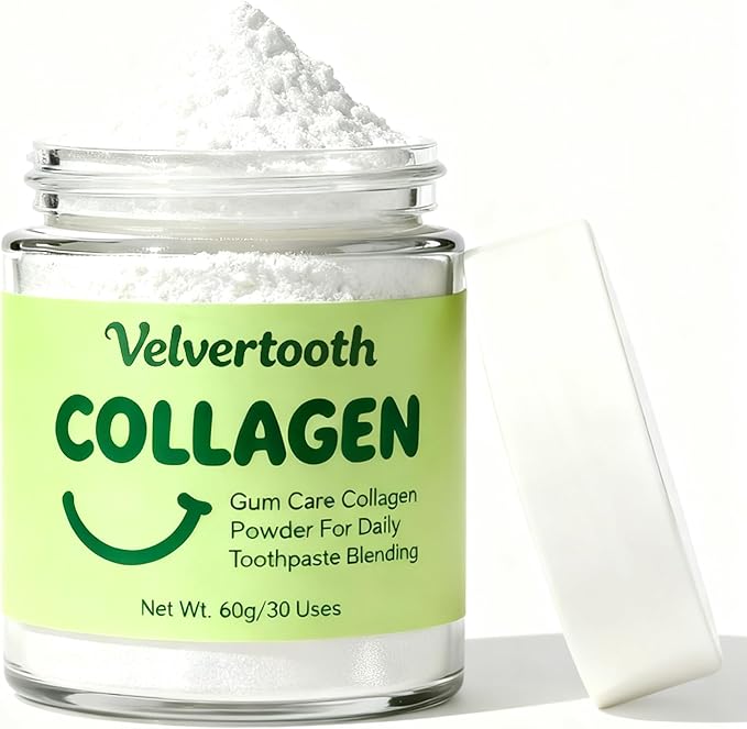 Collagen Strengthening Collagen Powder, Collagen Powder for Gums, Daily Gum-Line & Enamel Support Formula for Brighter Smile, Reduced Sensitivity & Healthier Gums (1)