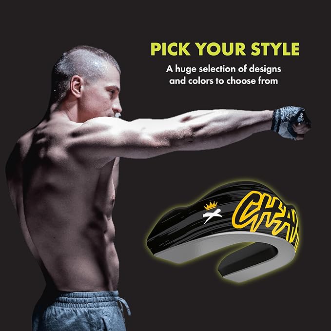 DAMAGE CONTROL Extreme Impact Mouth Guard – Sports Mouthguard for Boxing, MMA, BJJ, Hockey, Rugby, Lacrosse, & More – Mouthpiece for Teeth & Jaw Protection, for Youth & Adults