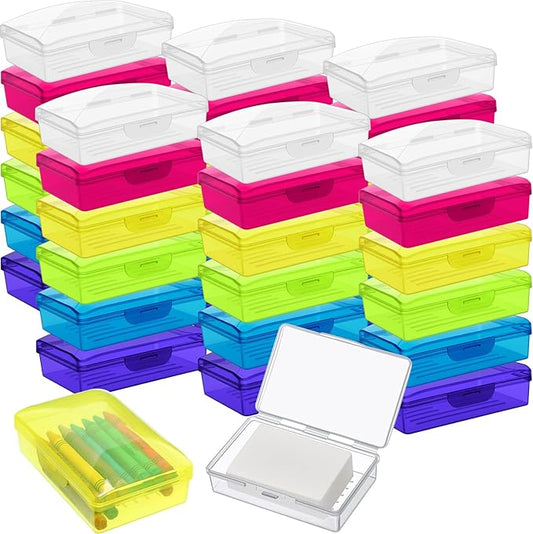 36 Pcs Travel Soap Container Portable Plastic Soap Boxes Bulk with Lid Homeless Donations Bulk Gym Shower Tour Groups Hotel Outdoor Camping (Mixing Colors)