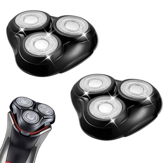Shaver Replacement Head Compatible with Remington Shaver Razor Parts for Series R3,R4,R5,R6,R7,R8,SP-3141 and SP-5161 Foils (Black/2Pack)