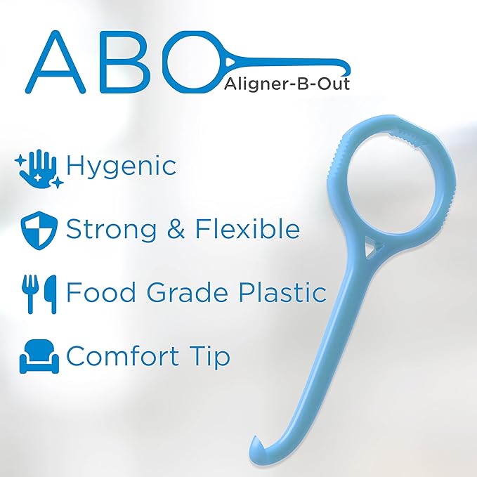 Aligner-B-Out v2 | Vibrant Variety 4 Pack | Invisalign Remover Tool & Aligner Remover Tool For All Aligners & Removable Retainers | Orthodontist Recommended Invisalign Accessories