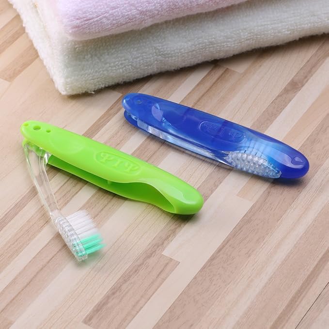 1pc Foldable Soft Hair Portable Toothbrush Travel Camping Hiking Outdoor Toothbrush