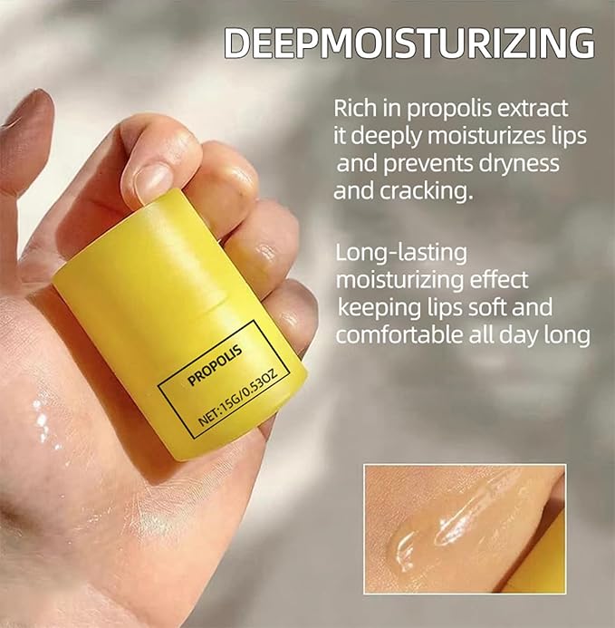 Honey Lip Butter, 12hrs Long-lasting Moisture, Gentle Exfoliation, Hygienic Twist Dispenser,korean skin care