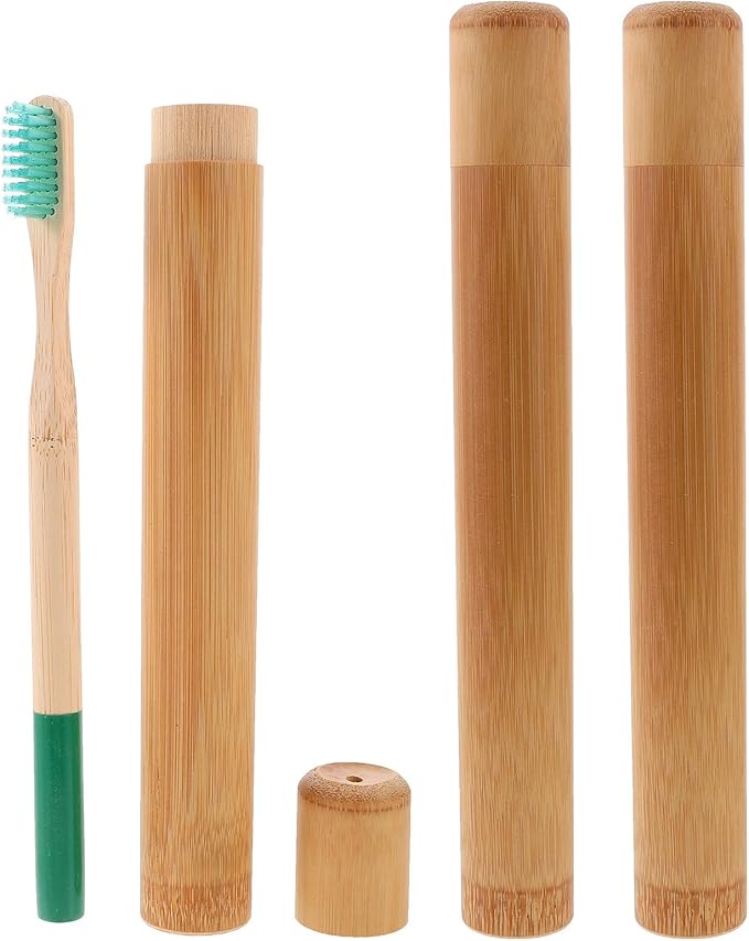 Disposable Toothbrush Kit with Biodegradable Tube Soft Bristles for Gentle Cleaning Moderate Hardness for Gum Care Random Colors Convenient Travel Dental Care Random Color