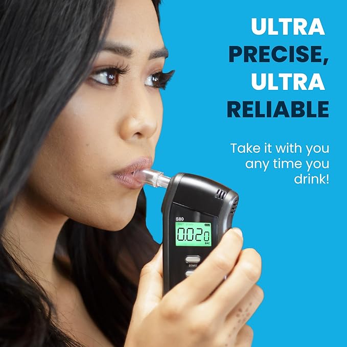 BACtrack S80 Breathalyzer (2 Pack) | Professional-Grade Accuracy | DOT & NHTSA Approved | FDA 510(k) Cleared | Portable Breath Alcohol Tester for Personal & Professional Use