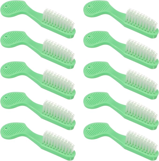 Mini Soft Bristles Prison Toothbrushes 10pcs Small Portable Daily Use Manual Brushes with Soft Handle for Oral Care in Correctional Facilities