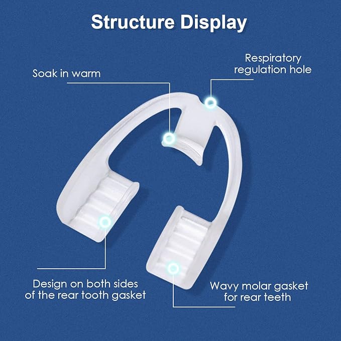 Teeth Grinding Night Guards Teeth Cushion Mouth Guard Protection Braces Anti-Grinding Braces Teeth Protector Sleep Teeth Grinder for Adults and Children (20 Pack)