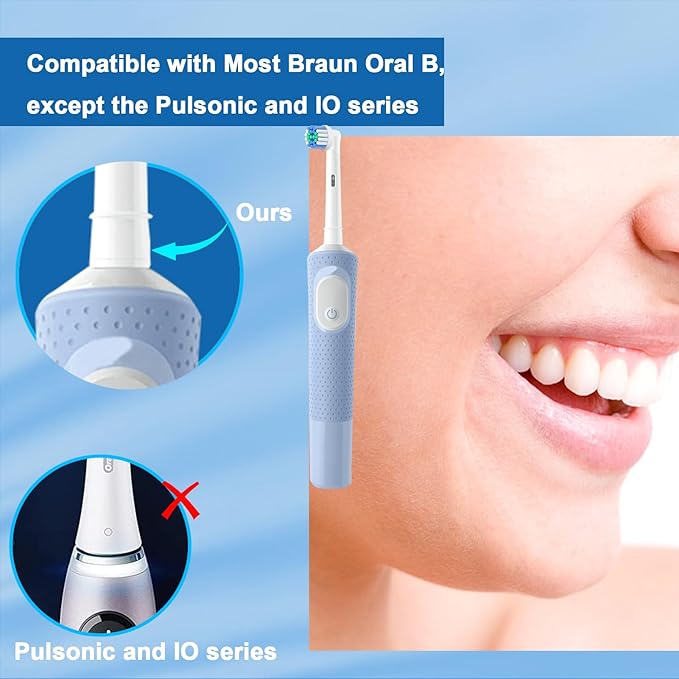12 Pack Replacement Toothbrush Heads for Oral B Braun,Soft Precision Electric Toothbrush Heads,Deep and Precise Cleaning for Most Oral B Replacement Heads Refills