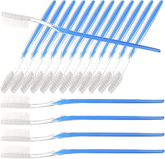 50Pcs Disposable Portable Soft Bristle Toothbrushes Travel Size Convenient Oral Care Kit for Camping Hotels and On-The-Go Tooth Cleaning