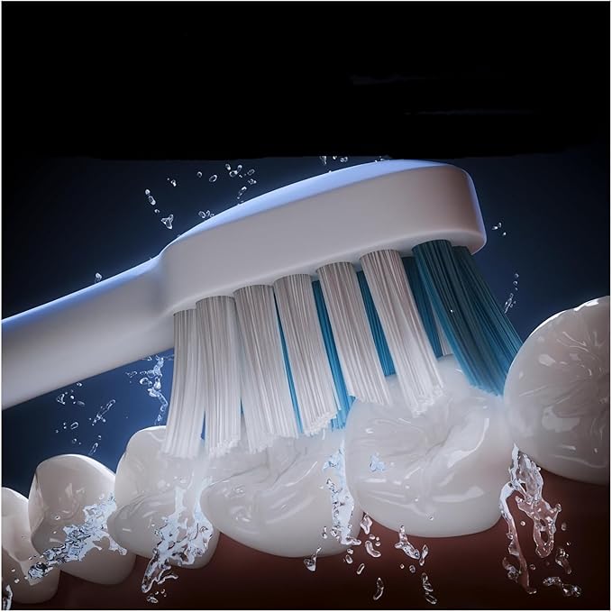Compatible for AquaSonic Duo Series Replacement Toothbrush Heads for & Home Dental Center(10pcs Black)
