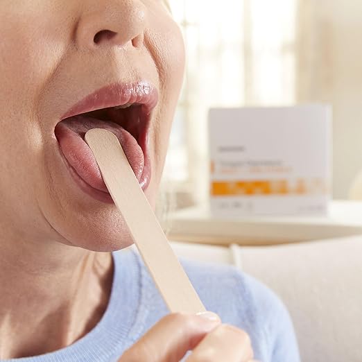 McKesson Tongue Depressors Adult Size, Non-Sterile, Wood, Unflavored, Splinter-Free (5000, 6")