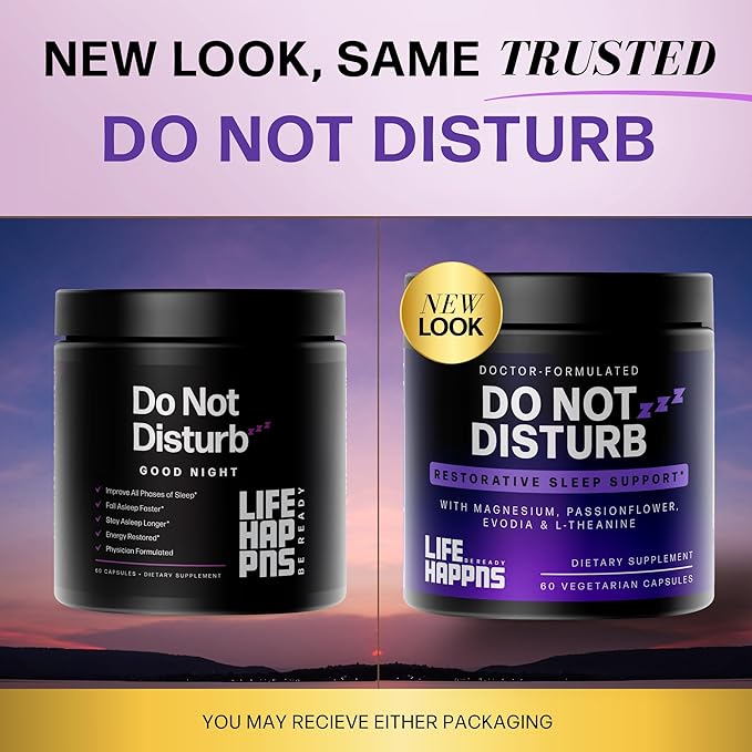 Doctor Formulated Triple Magnesium Sleep Complex with Magnesium Glycinate l Theanine Passionflower & Evodia - Non-Habit Forming - Promotes Relaxation, Calm & Muscle Recovery – Melatonin Free