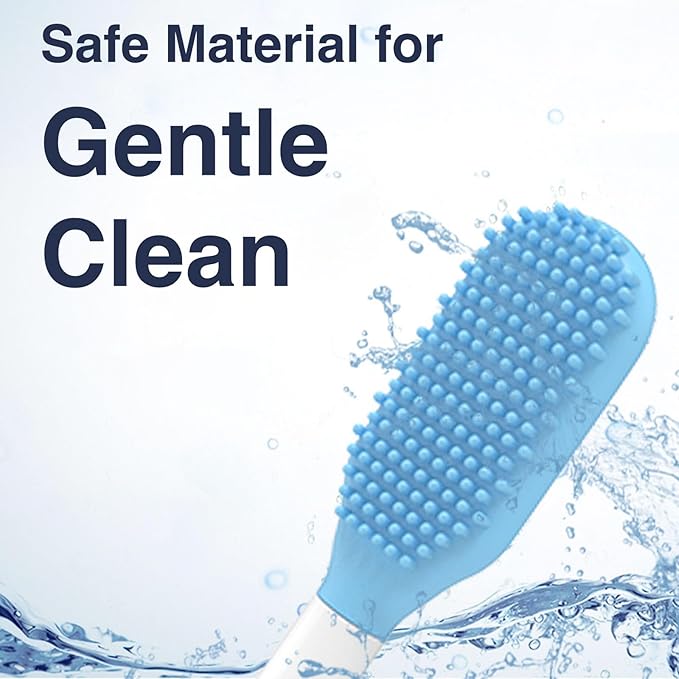 Tongue Scraper Heads for Philips Sonicare Click-On Handles – Gentle & Effective Tongue Cleaner, Fresh Breath, 3 Pack, Replacement Brush Heads (Black, Click-On Handles)