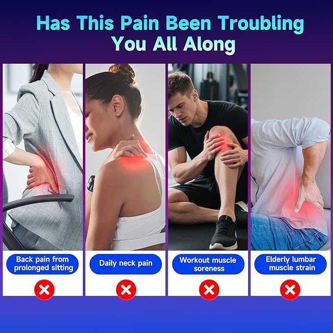 Upgraded 20-Head Massage Gun Set, Multi Head Massage Gun with 3 Modes & 30 Levels Intensities, Deep Tissue Massager Muscle Massage Guns for Body Muscle Pain Relief