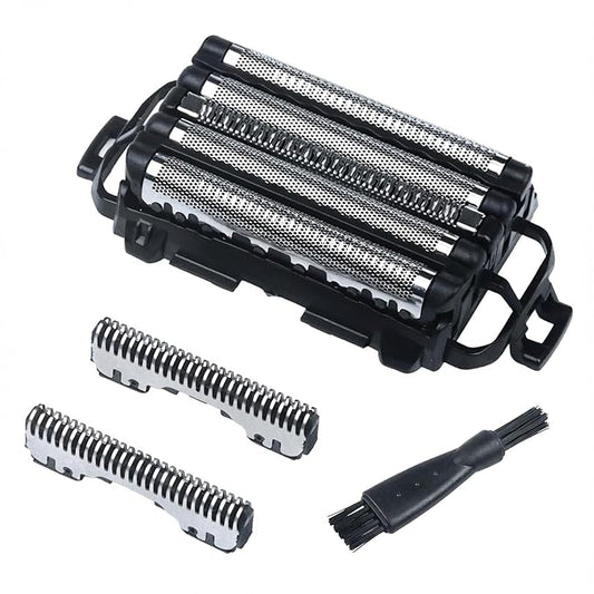Replacement Blades and Foil for Panasonic ARC5 5-Blade Shavers, Compatible with WES9032P ES9032 ES9034 ES9036 ES9038, Fits Models ES-LV61, ES-LV65, ES-LV67, ES-LV95, ES-LV97 (+ 1 Cleaning Brush)