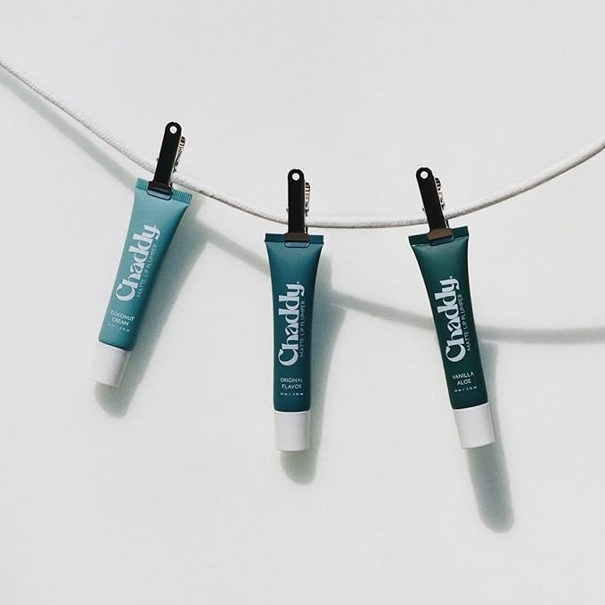Chaddy Matte Lip Plumper - Hydrating Lip Plumper with Hyaluronic Acid | Plumping Lip, Natural Lip Care and Enhancer - (Trio Pack)