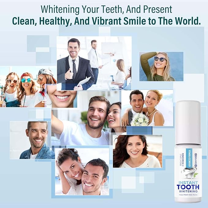 Tooth Paint - Teeth Whitening Paint Kit Professionally Formulated, Instant Teeth Whitening Gel, Regain Confident Smile