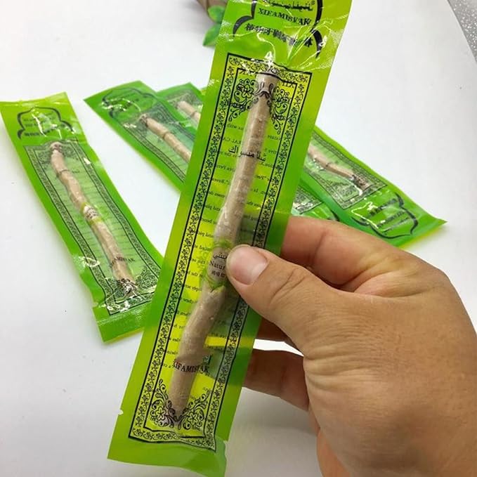 Teeth Cleaning Stick - Natural Toothbrush, Plant-Based Cleaner, Freshening Mouth Care Tool, Eco-Friendly Whitening Solution | for Morning Routine, Work, and Travel