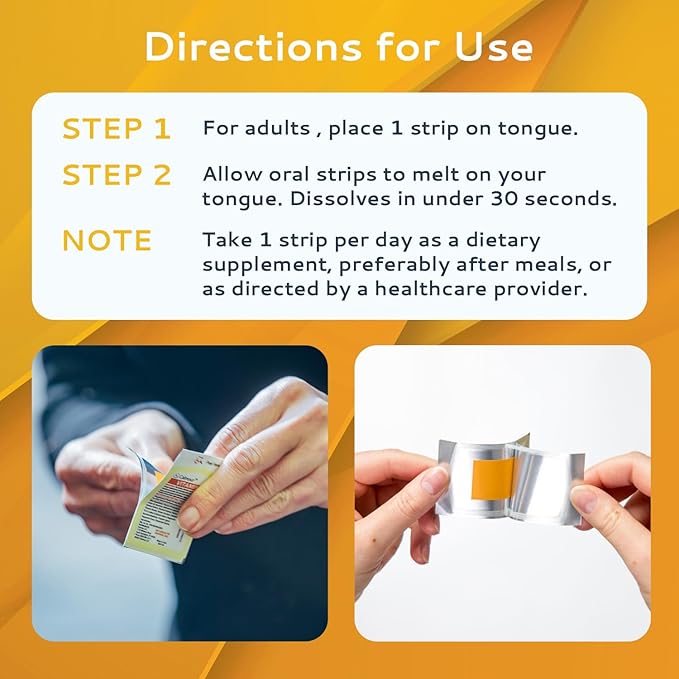 Vitamin D3 Strips 100 Pack| 2000 IU Oral Dissolvable D3 Vitamin Strips | Peppermint Flavor Melts on Your Tongue in 30 Seconds | Boost Immunity & Enhance Mental Focus with Vitamin D3 2000